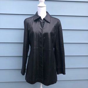 Banana Republic SOFT leather Jacket.  Ohhhh!